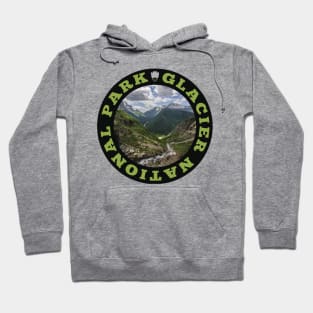 Glacier National Park circle Hoodie